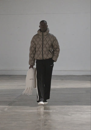 Green Moss MKI Miyuki Zoku Diamond BUbble Jacket. Video. 