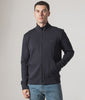 BOSS Skaz Track Top in Dark Blue at EQVVS Menswear. Model Video. 