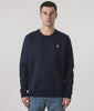 Double-Knit-Sweatshirt-Aviator-Navy-Polo-Ralph-Lauren-Front-Model-Shot-model-video