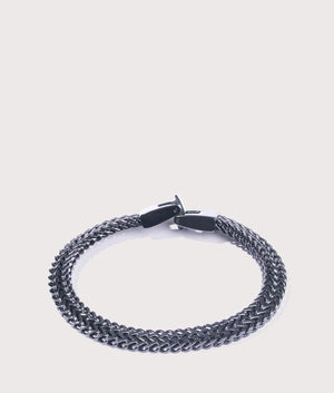 Stainless-Steel-Keel-Link-Bracelet-Black-Mysterious-Jeweller-EQVVS