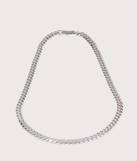 Silver Stainless Steel Cuban Link Chain 8mm 22