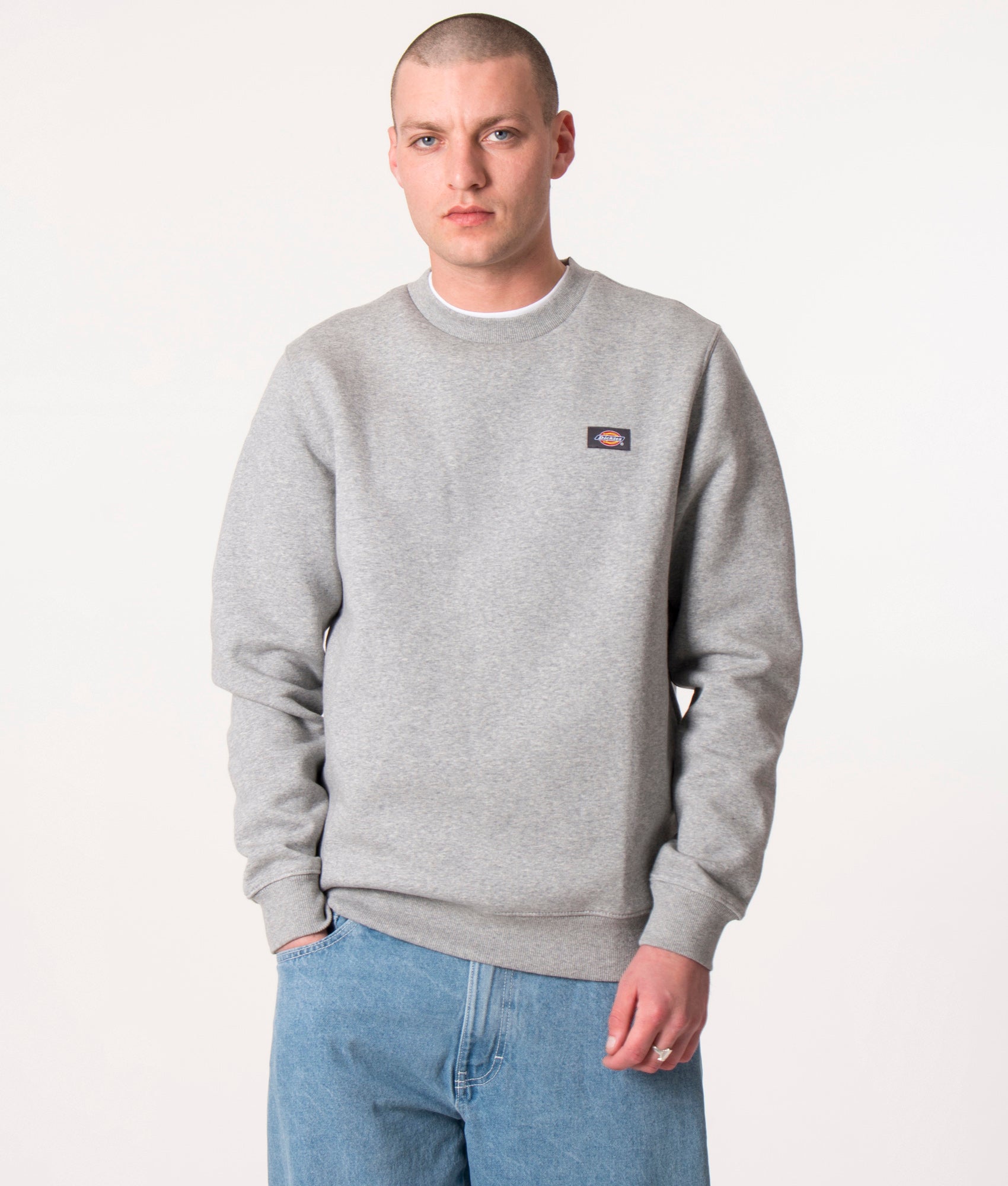 Oakport-Sweatshirt-Grey-Melange-Dickies-EQVVS