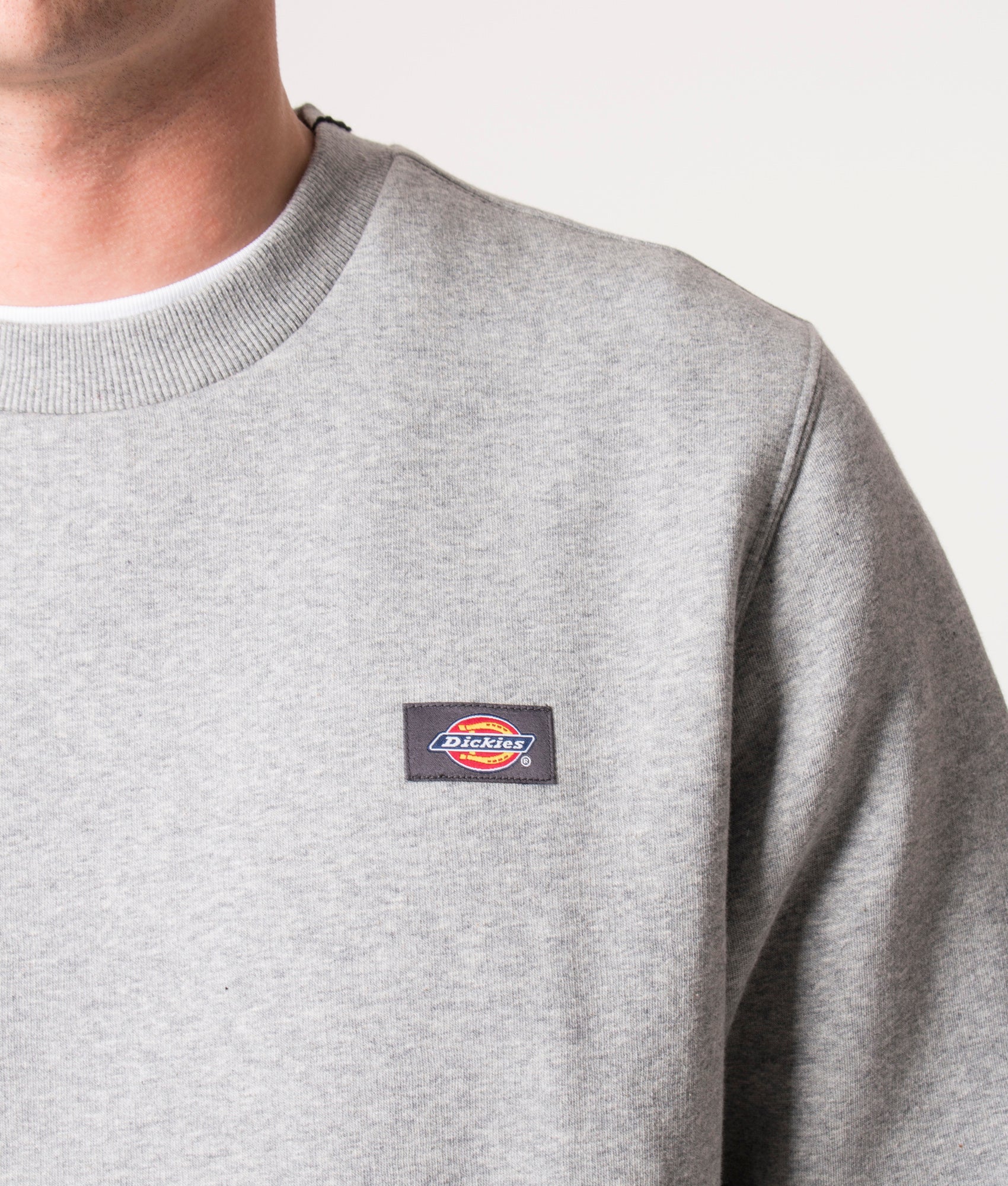 Oakport-Sweatshirt-Grey-Melange-Dickies-EQVVS