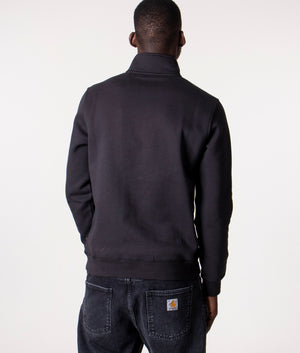 Oakport-Quarter-Zip-Sweatshirt-Black-Dickies-EQVVS