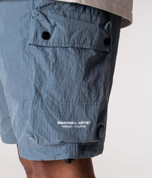 Multi-Pocket-Ripstop-Shorts-Flint-Blue-Marshall-Artist-EQVVS