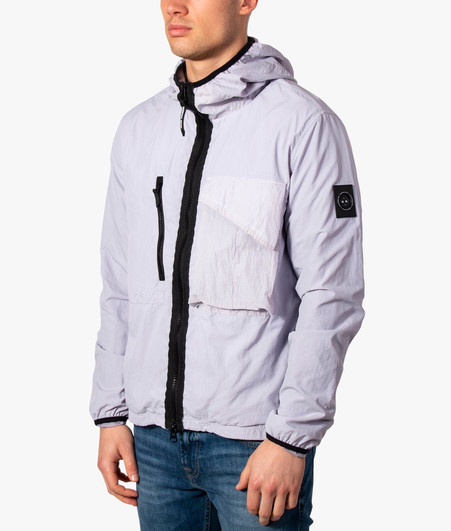 GD Hooded Overshirt Jacket Violet | Marshall Artist | EQVVS