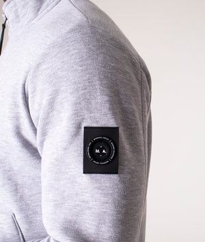 Quarter-Zip-Siren-Sweatshirt-Core-Grey-Marl/Black-Zip-Marshall-Artist-EQVVS