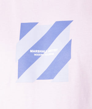 Chevron-Box-Logo-T-Shirt-Lavender-Marshall-Artist-EQVVS