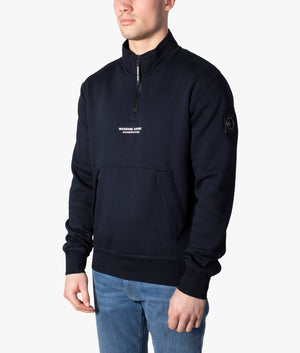 Quarter-Zip-Siren-Sweatshirt-Core-Navy-Marshall-Artist-EQVVS 