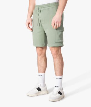 Regular-Fit-Siren-Cargo-Sweat-Shorts-Sage-Marshall-Artist-EQVVS