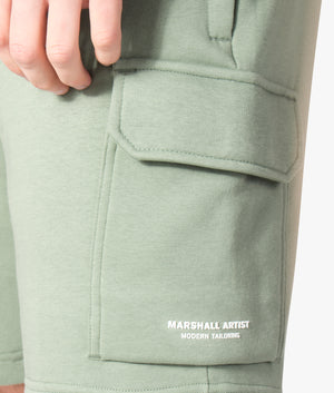 Regular-Fit-Siren-Cargo-Sweat-Shorts-Sage-Marshall-Artist-EQVVS