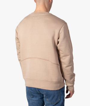 Relaxed-Fit-Santiago-Crew-Neck-Sweatshirt-Light-Truffle-Marshall-Artist-EQVVS