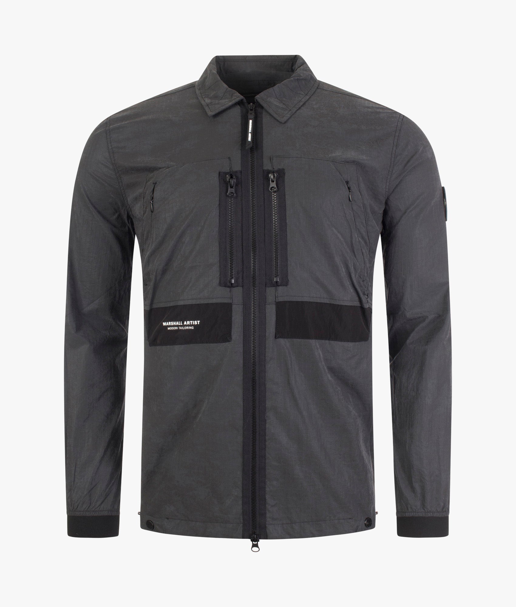 Reflective-Ripstop-Overshirt-Black-Reflective-Marshall-Artist-EQVVS