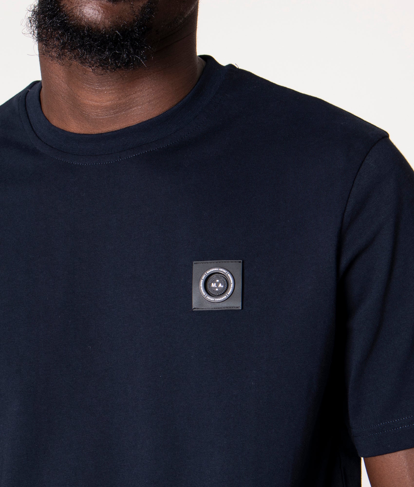 Siren-T-Shirt-Navy-Marshall-artist-EQVVS