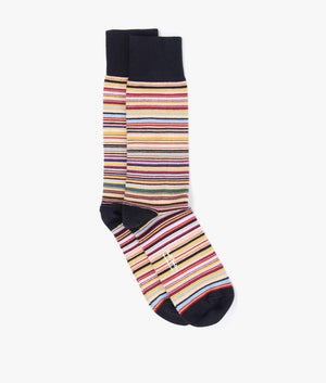 Classic-Stripe-Socks-Black/Multi-Stripe-PS-Paul-Smith-EQVVS