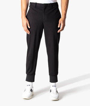 Slim Fit Ribbed Cuff Trousers