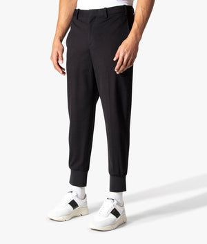 Slim Fit Ribbed Cuff Trousers