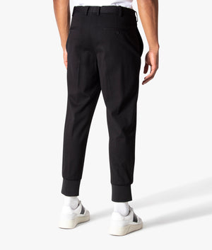 Slim Fit Ribbed Cuff Trousers