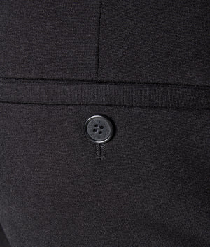 Slim Fit Ribbed Cuff Trousers