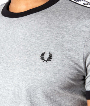 Taped-Ringer-T-Shirt-Steel-Marl-Fred-Perry-EQVVS