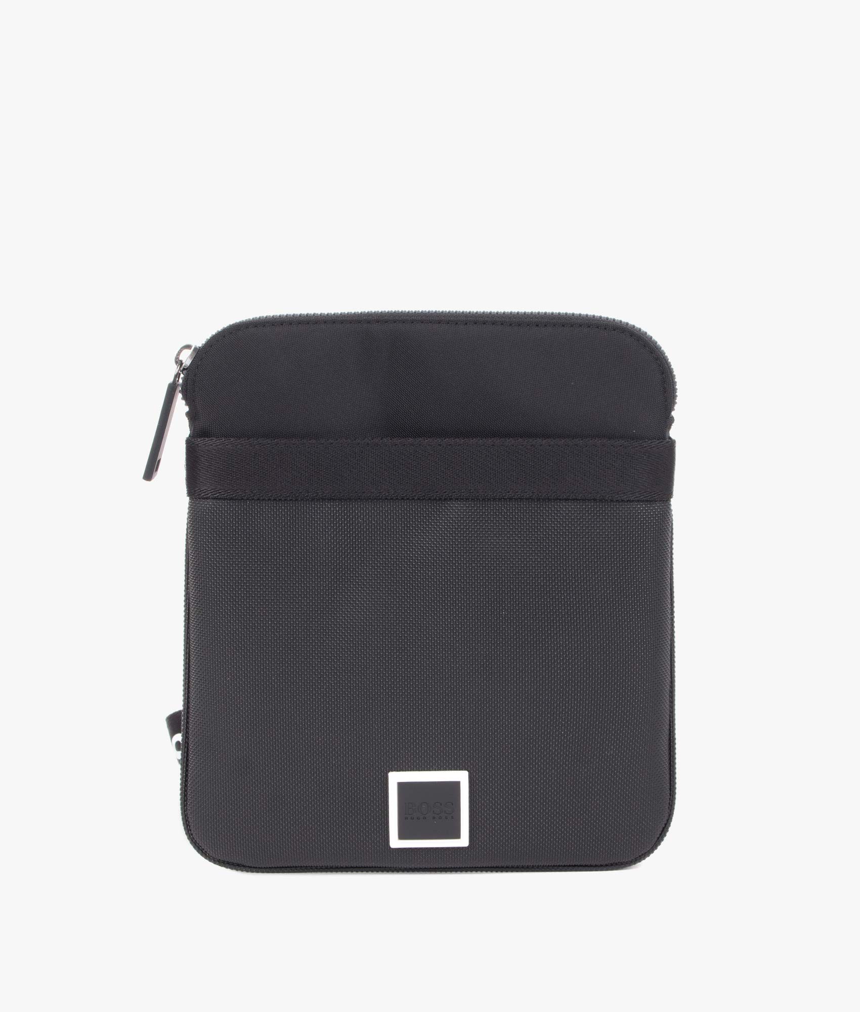 Bodywear-Pixel-BW-Zip-Envelope-Bag-Black-BOSS-EQVVS