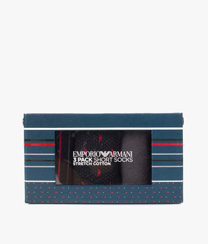 Three-Pack-Knitted-Socks-Set-Nero/Rossa-Emporio-Armani-EQVVS