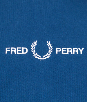 Graphic-Hooded-Sweatshirt-Blue-Fred-Perry-EQVVS
