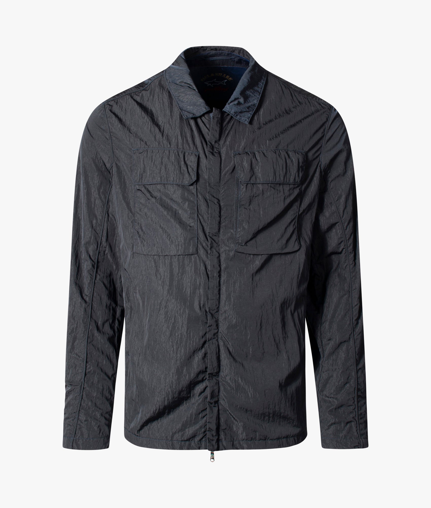 Zip-Through-Overshirt-Navy-Paul-&-Shark-EQVVS