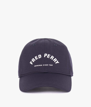 Arch-Branded-Tricot-Cap-Carbon-Blue-Fred-Perry-EQVVS