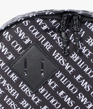 AOP-Logo-2-Backpack-Black/White-Versace-Jeans-Couture-EQVVS