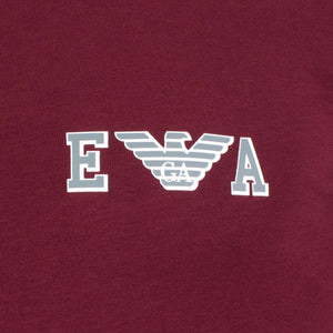 Slim-Fit-Loungewear-T-Shirt-Burgundy-Emporio-Armani-EQVVS