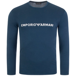 Slim-Fit-Loungewear-T-Shirt-Navy-Emporio-Armnai-EQVVS