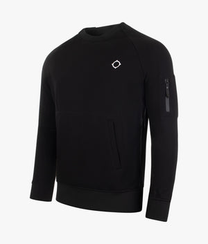 Tech-Fleece-Crew-Sweat-Jet-Black-Ma.Strum-EQVVS