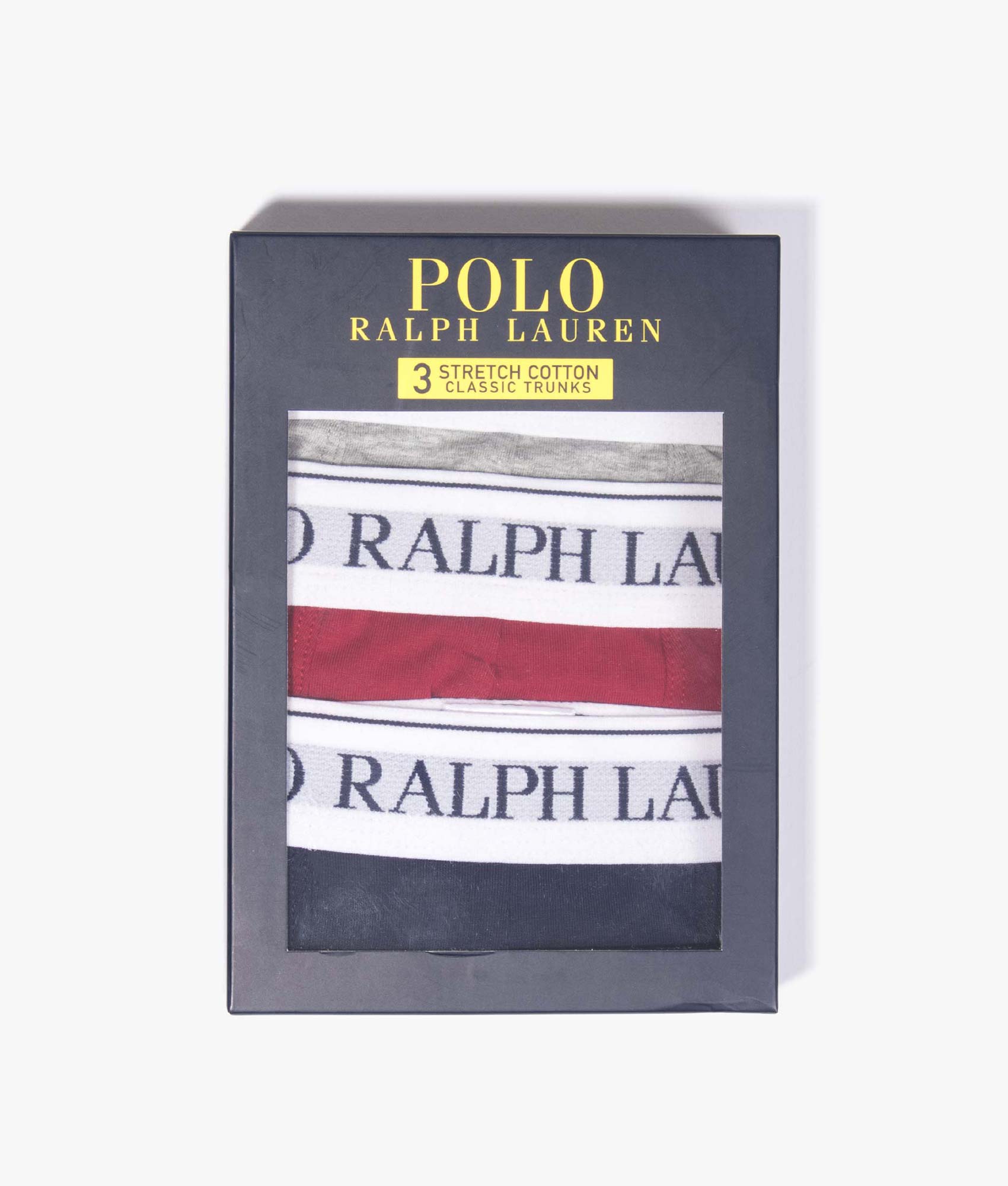 Three-Pack-of-Classic-Stretch-Cotton-Trunks-Heather/Eaton-Red/Cruise-Navy-Polo-Ralph-Lauren-EQVVS