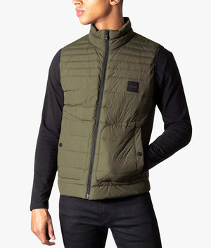 Casual-Oblu-Puffer-Gilet-Dark-Green-BOSS-EQVVS