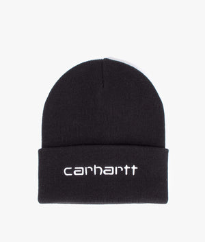 Script-Beanie-Black/White-Carhartt-WIP-EQVVS