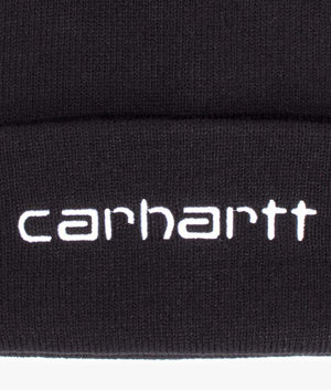 Script-Beanie-Black/White-Carhartt-WIP-EQVVS