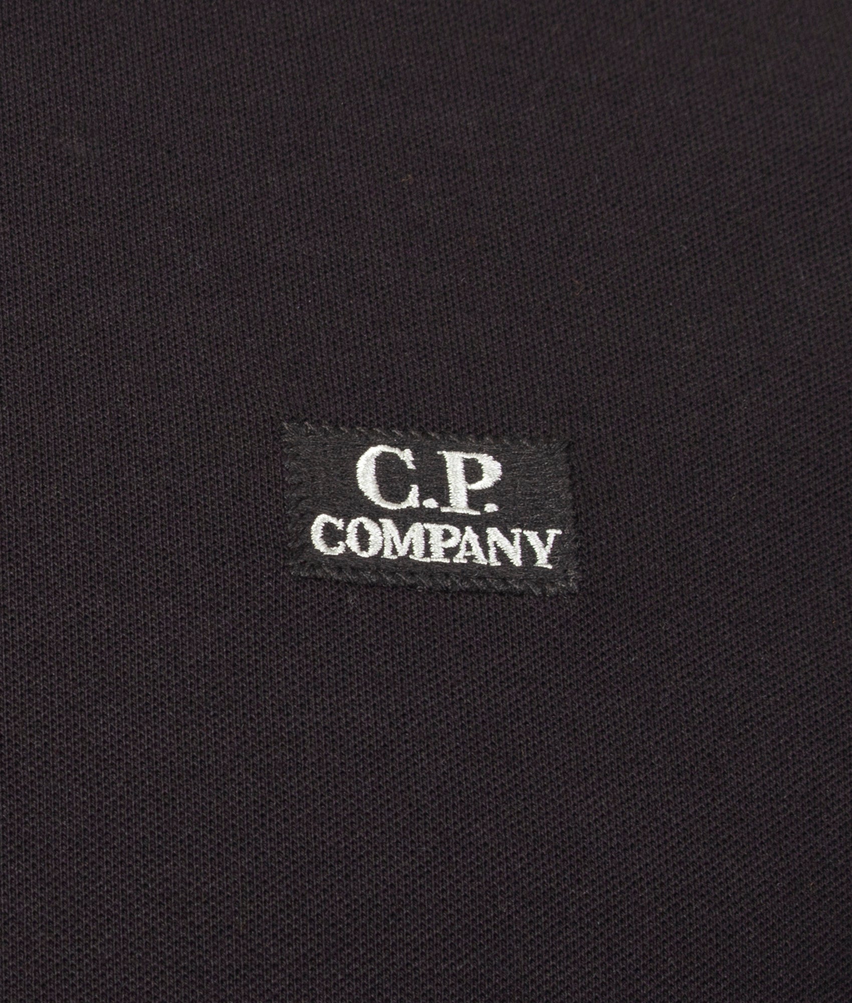 Stretch-Pique-Classic-Logo-Polo-Shirt-Black-CP-Company-EQVVS