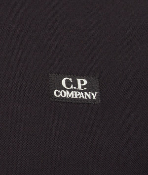 Stretch-Pique-Classic-Logo-Polo-Shirt-Black-CP-Company-EQVVS