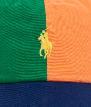 Twill-CLS-Sport-Cap-Polo-Ralph-Lauren-Green-Peach--EQVVS