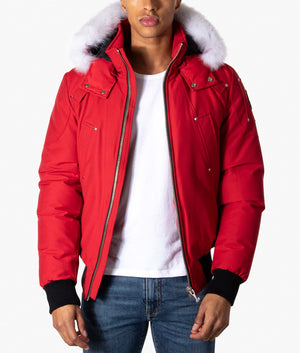 Slim-Fit-OriGinal-Ballistic-Bomber-Deep-Red/Natural-Moose-Knuckles-EQVVS