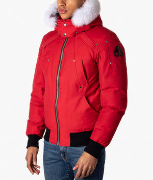 Slim-Fit-OriGinal-Ballistic-Bomber-Deep-Red/Natural-Moose-Knuckles-EQVVS