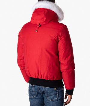 Slim-Fit-OriGinal-Ballistic-Bomber-Deep-Red/Natural-Moose-Knuckles-EQVVS