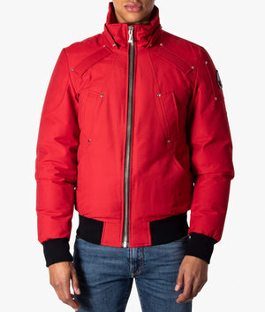 Slim-Fit-OriGinal-Ballistic-Bomber-Deep-Red/Natural-Moose-Knuckles-EQVVS