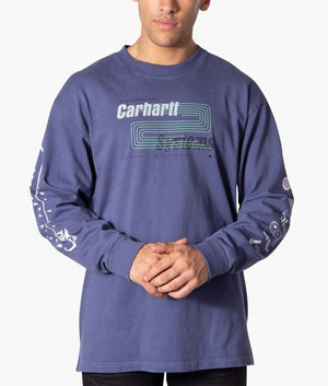Long-Sleeve-Systems-T-Shirt-Cold-Viola-Carhartt-WIP-EQVVS