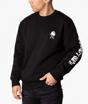 Removals-Sweatshirt-Black/White-Carhartt-WIP-EQVVS