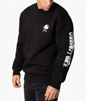 Removals-Sweatshirt-Black/White-Carhartt-WIP-EQVVS