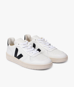V-10-Leather-Trainers-White-Black-Veja-EQVVS