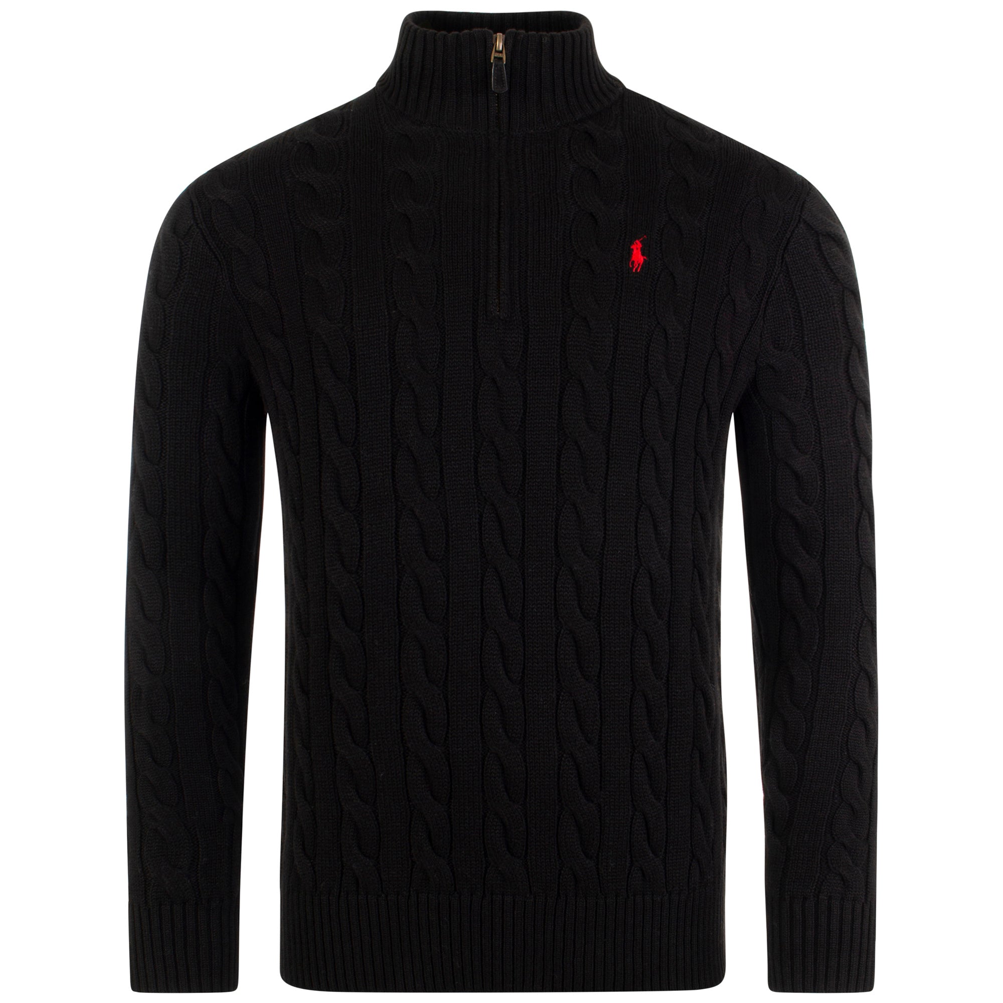 Cable-Knit-Quarter-Zip-Jumper-Polo-Black-Polo-Ralph-Lauren-EQVVS