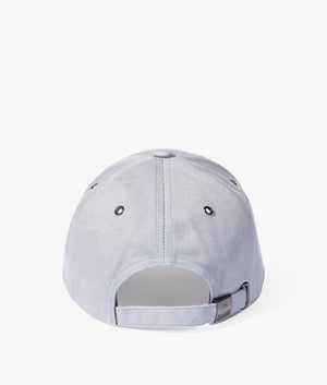 Zebra Logo Cotton Baseball Cap Petrol Grey Paul Smith EQVVS